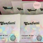 Biodegradable Confetti personalized packets