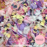Petal Confetti hydrangea - Pink Purple White Dusty Blue Lemon Mix