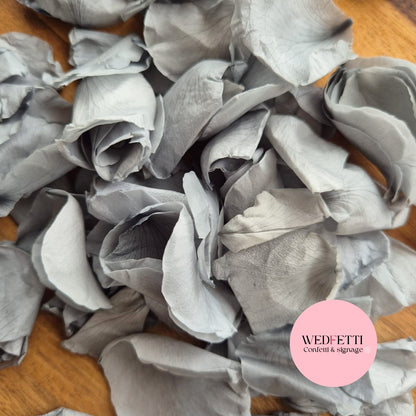 Rose Petals - Blue Silver