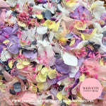 Petal Confetti hydrangea - Pink Purple White Dusty Blue Lemon Mix