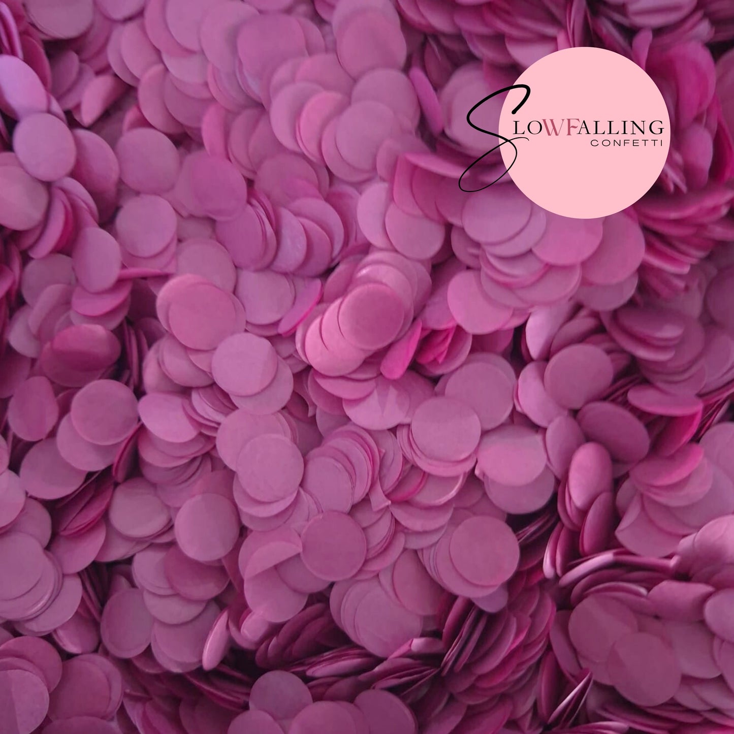 Slow falling paper Confetti - Plum