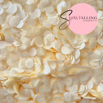 Slow falling paper Confetti - Ivory luxury wedding