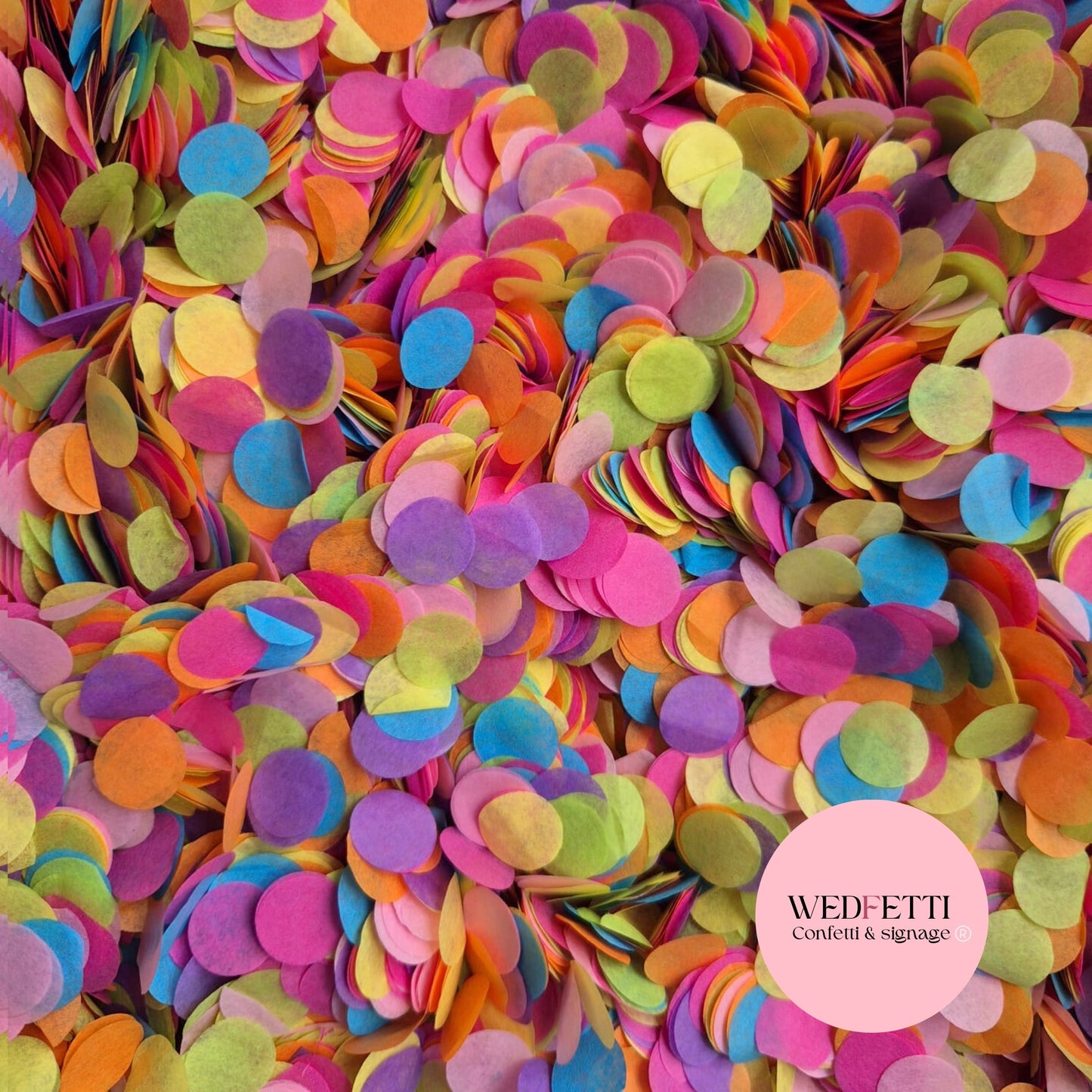 Slow falling paper Confetti - Summer Party Mix Pink