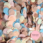 Slow falling paper Confetti - Dusty Blush Rose Gold