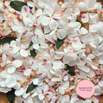FlutterFly® Petal Confetti - Pure white Fragrant Eucalyptus & Globosa mix