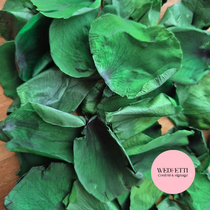 Rose Petals - Dark Green