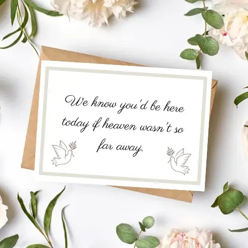 Wedding memorial sign + stand WedFetti