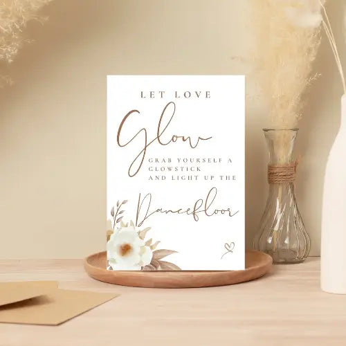 Sweet coffee Glowsticks A5 WedFetti