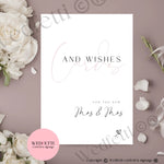 Cards & wishes Mrs & Mrs WedFetti