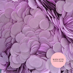 Circles Large 2.5cm Biodegradable - Lavender
