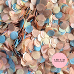 Slow falling paper Confetti - Dusty Blush Rose Gold