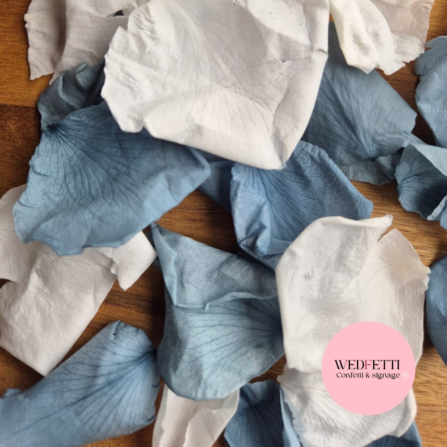 Rose Petals - Dusty Sea White