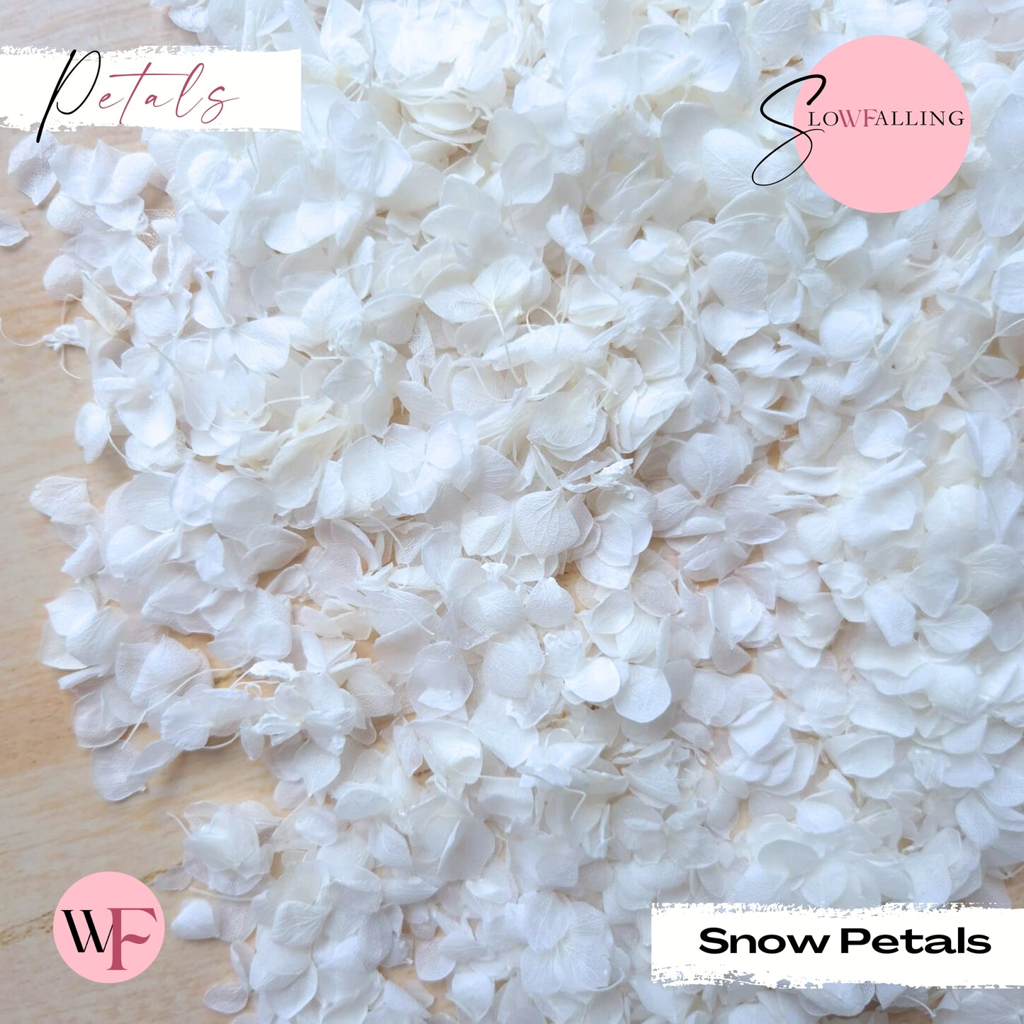 Snow Petal Confetti® - Snow Petals - White