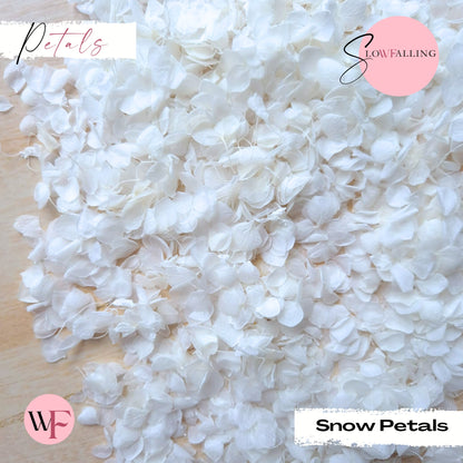 Snow Petal Confetti® - Snow Petals - White