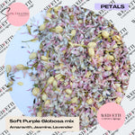 Petal Confetti Soft Purple Globosa mix