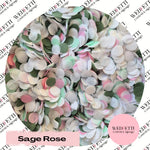 Biodegradable paper Confetti - Sage Rose