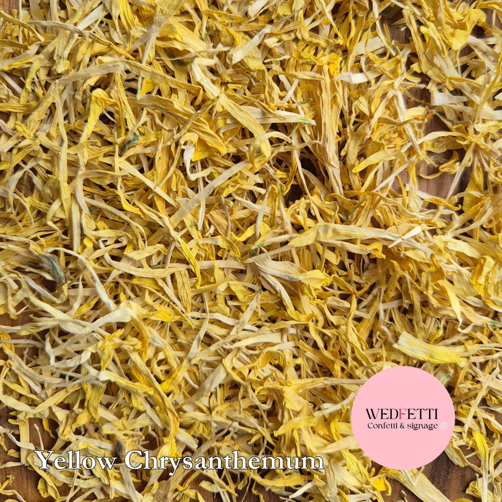 Petal Confetti - Yellow Chrysanthemum