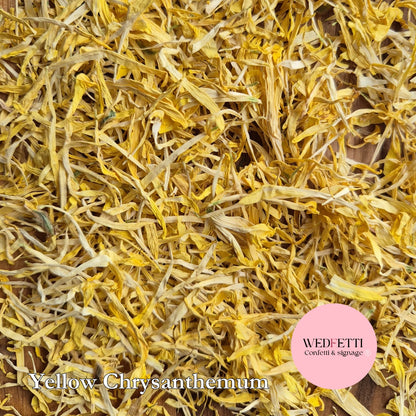 Petal Confetti - Yellow Chrysanthemum