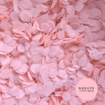 Slow falling paper Confetti - Baby Pink