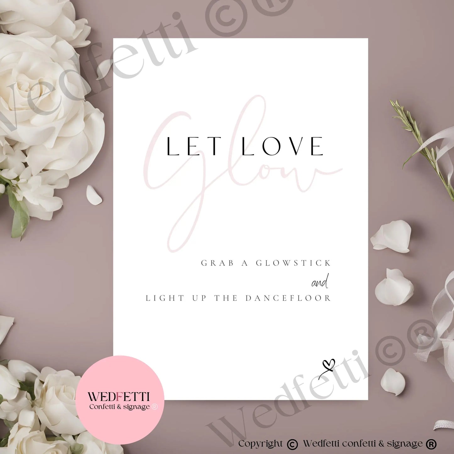 Glowsticks WedFetti
