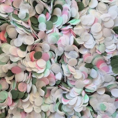 Biodegradable paper Confetti - Sage Rose