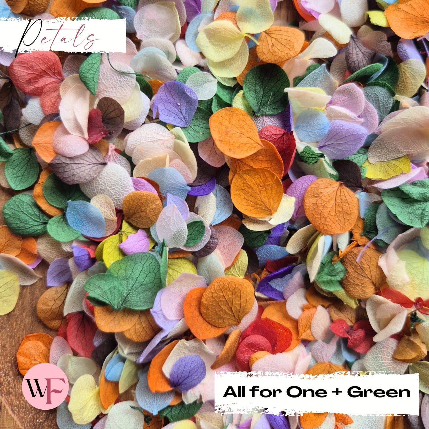 Snow Petal Confetti® - All For one Mix + Green