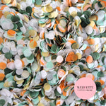 Slow falling paper Confetti - October Sage Gold
