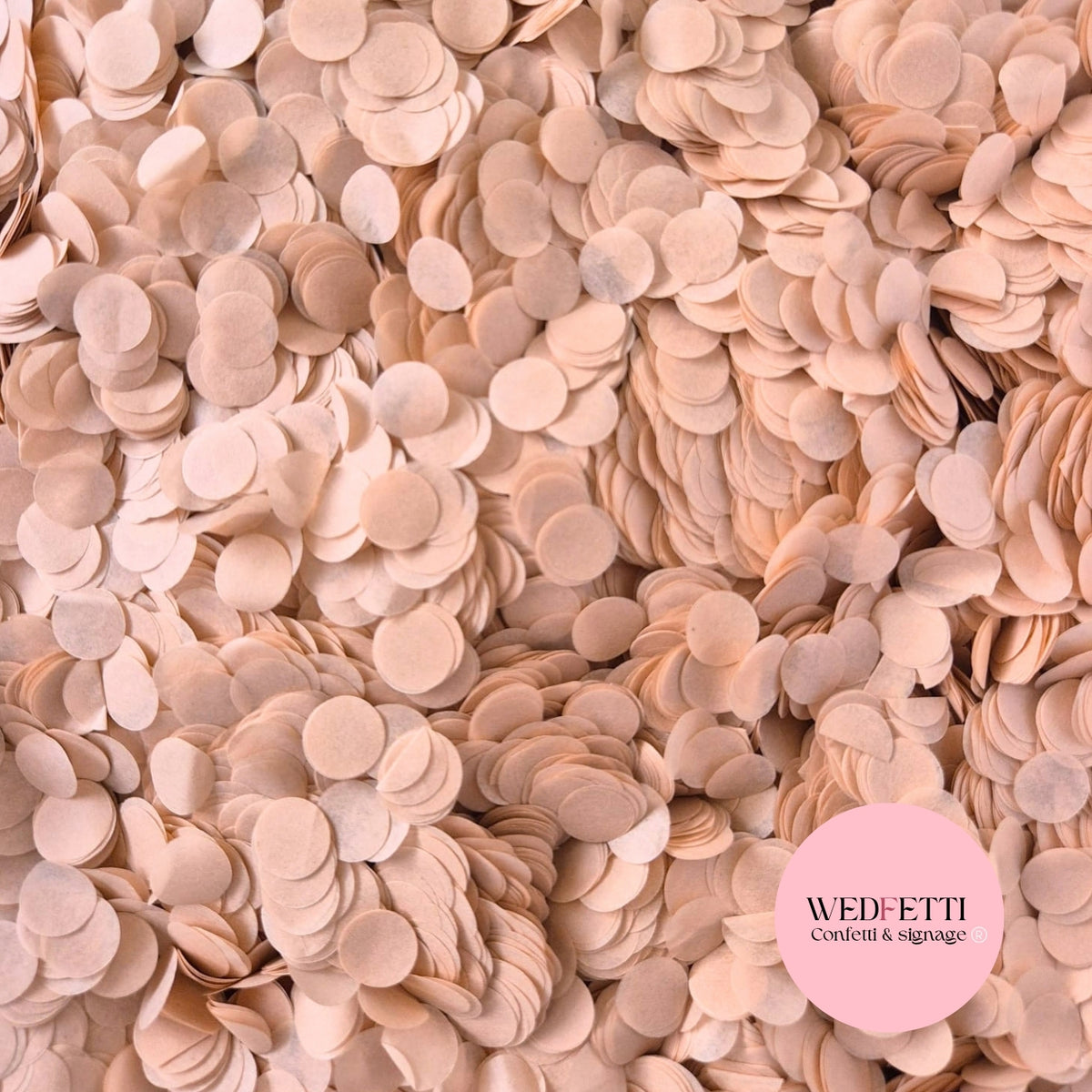 Slow falling paper Confetti - Dusty Blush