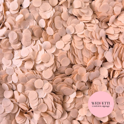 Slow falling paper Confetti - Dusty Blush