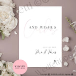 Cards & wishes Mr & Mrs WedFetti