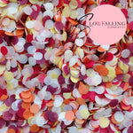 Slow falling paper Confetti - Deep Sunset