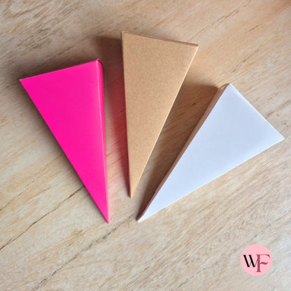 DIY closed Petal/Paper confetti cones (Large)