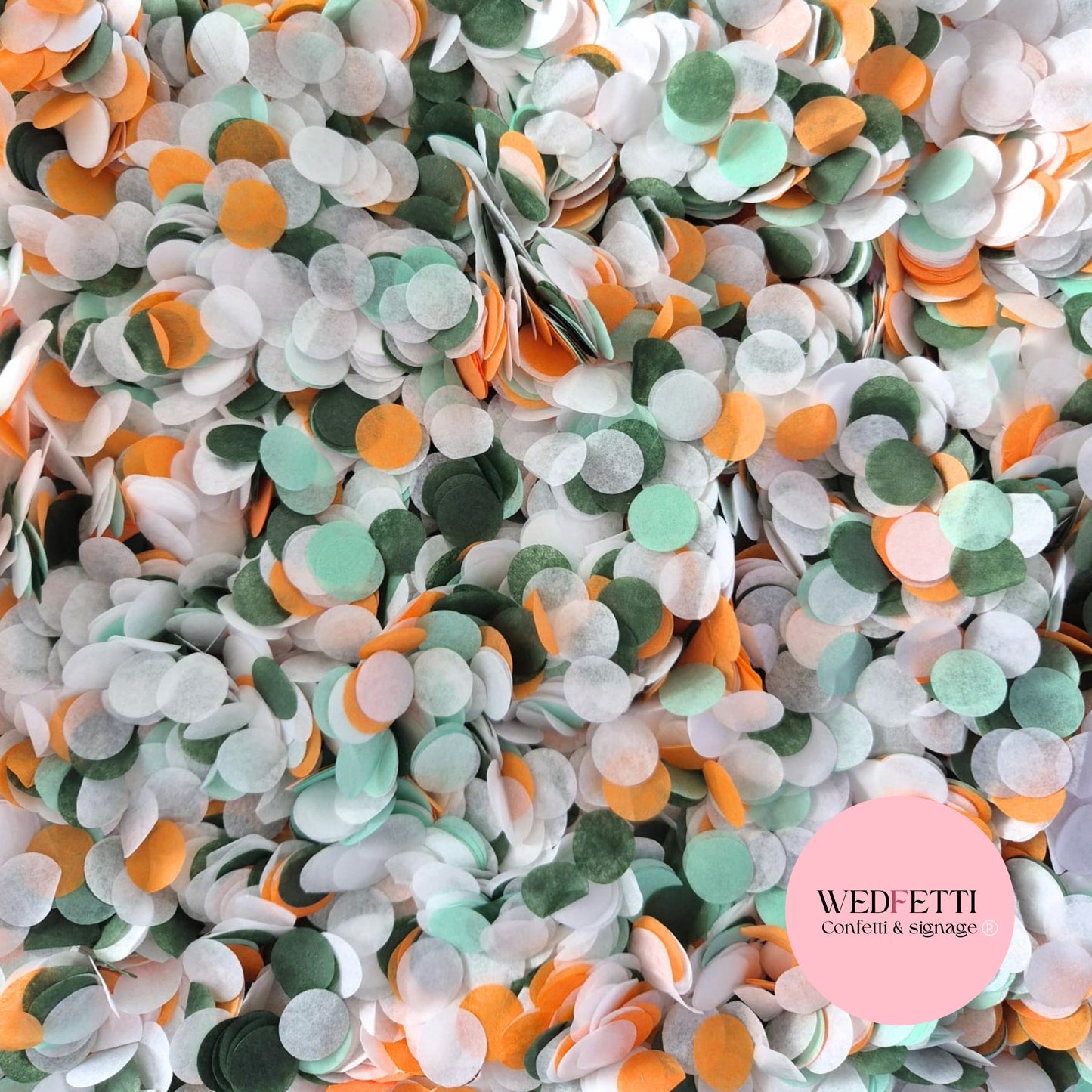 Slow falling paper Confetti - October Sage