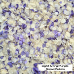Snow Petal Confetti® - Snow Petals - Light Ivory Purple