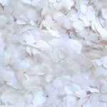 Paper Confetti hearts 1.5cm - Wedding White