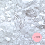 Paper Confetti hearts 1.5cm - Wedding White