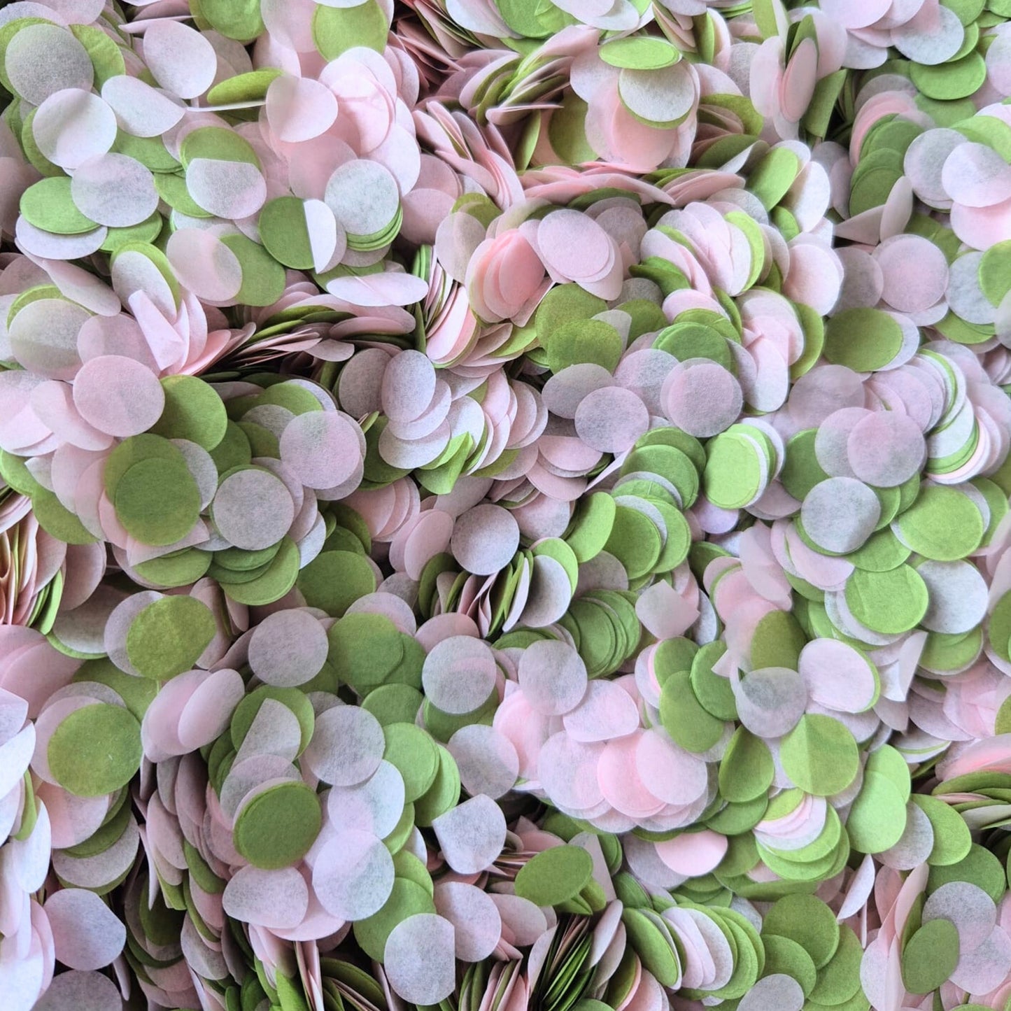 Slow falling paper Confetti - Light Pink Sage