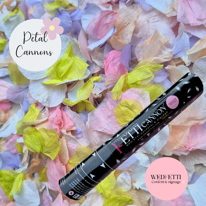 Petal premium Confetti Cannons - Biodegradable