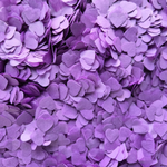 Paper Confetti hearts 1.5cm - Party Purple