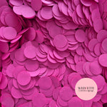 Circles Large 2.5cm Biodegradable - Electric Fuschia