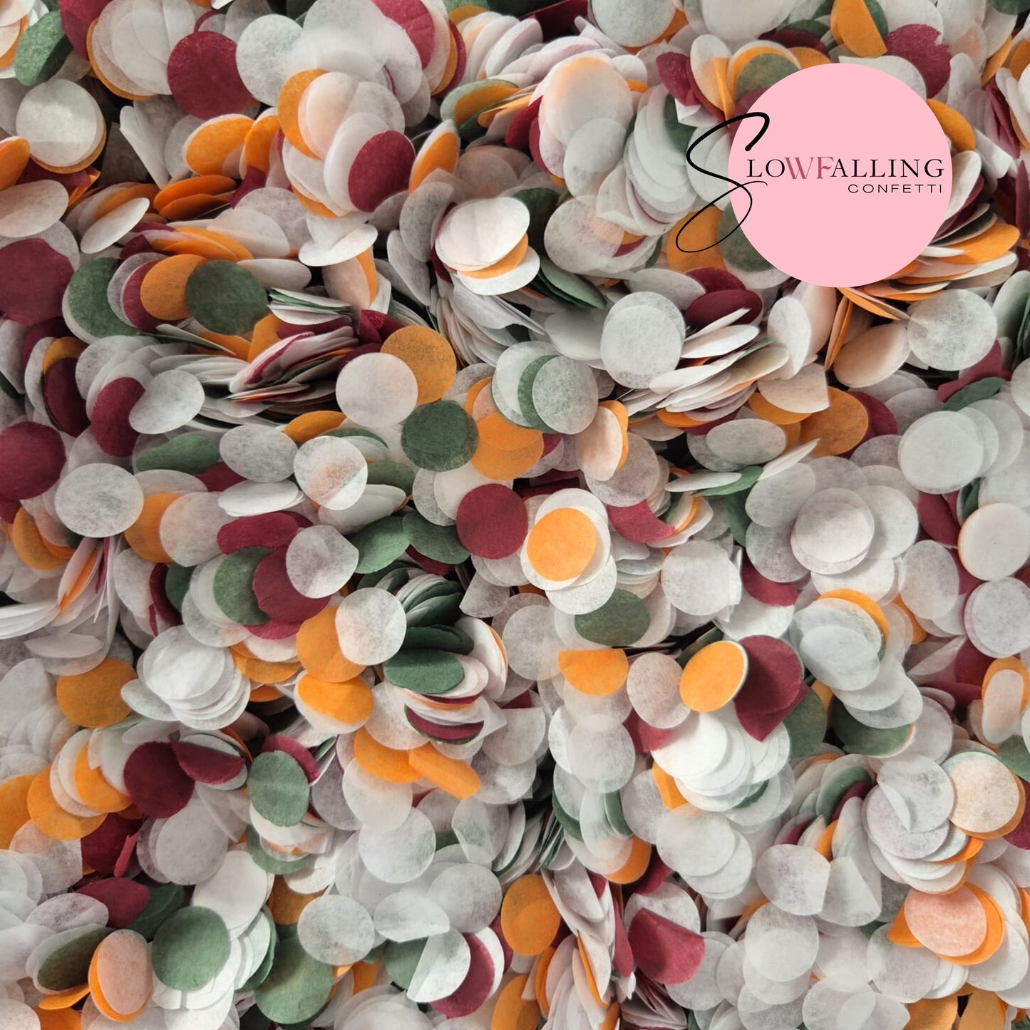 Slow falling paper Confetti - November's Mix
