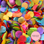 Circles Large 2.5cm Biodegradable - Party Mix Fuschia