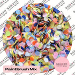 Slow falling paper Confetti - Paintbrush Mix