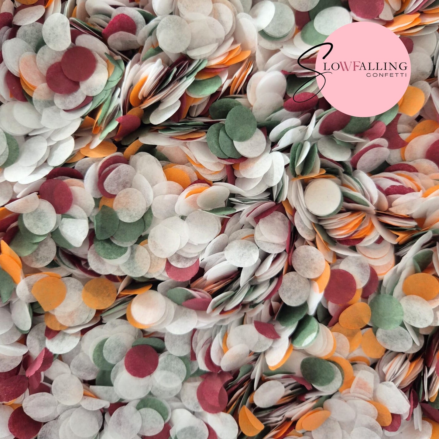 Slow falling paper Confetti - November's Mix