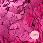 Circles Large 2.5cm Biodegradable - Fuschia Pink