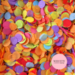 Circles Large 2.5cm Biodegradable - Classic Party Fuschia Mix DB BY