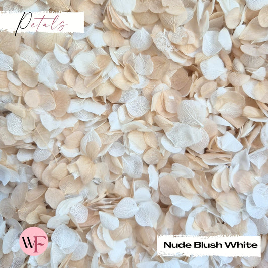 Snow Petal Confetti® - Nude Blush White