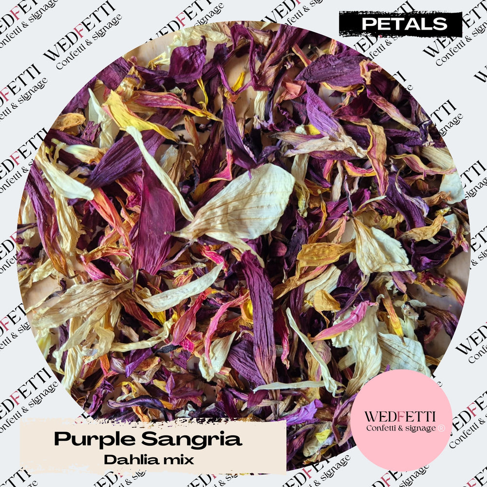 Purple Sangria Petal Confetti