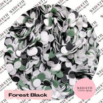 Slow falling paper Confetti - Forest Black