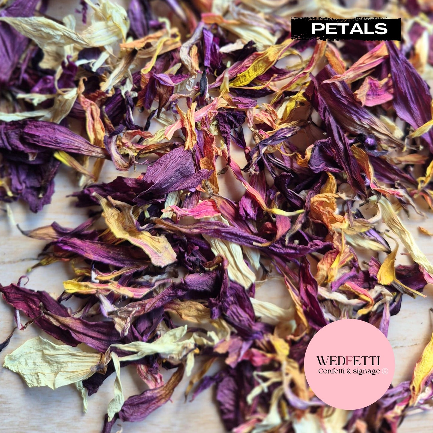 Purple Sangria Petal Confetti